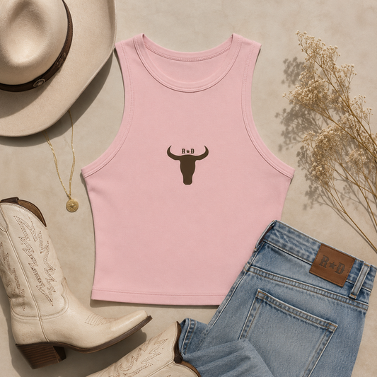 🌾 Reckless Darling Women's Ribbed Racer Tank