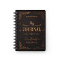 Vintage Gold Foil 'Reckless Darling' Spiral Journal — Lined Notebook for Wild Hearts & Loud Dreams