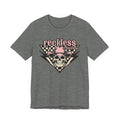 Reckless Darling Skull Tee — Retro Cowboy Skull Graphic T-Shirt