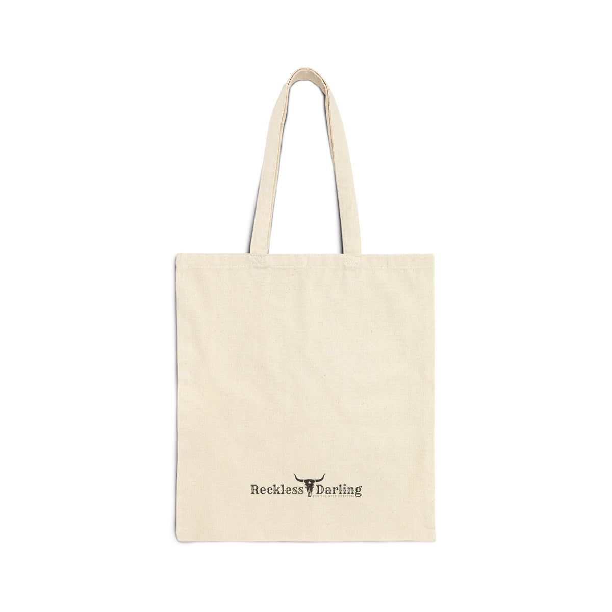 Tote Bag — 'Half Holy' Floral Ribcage Reusable Cotton Tote
