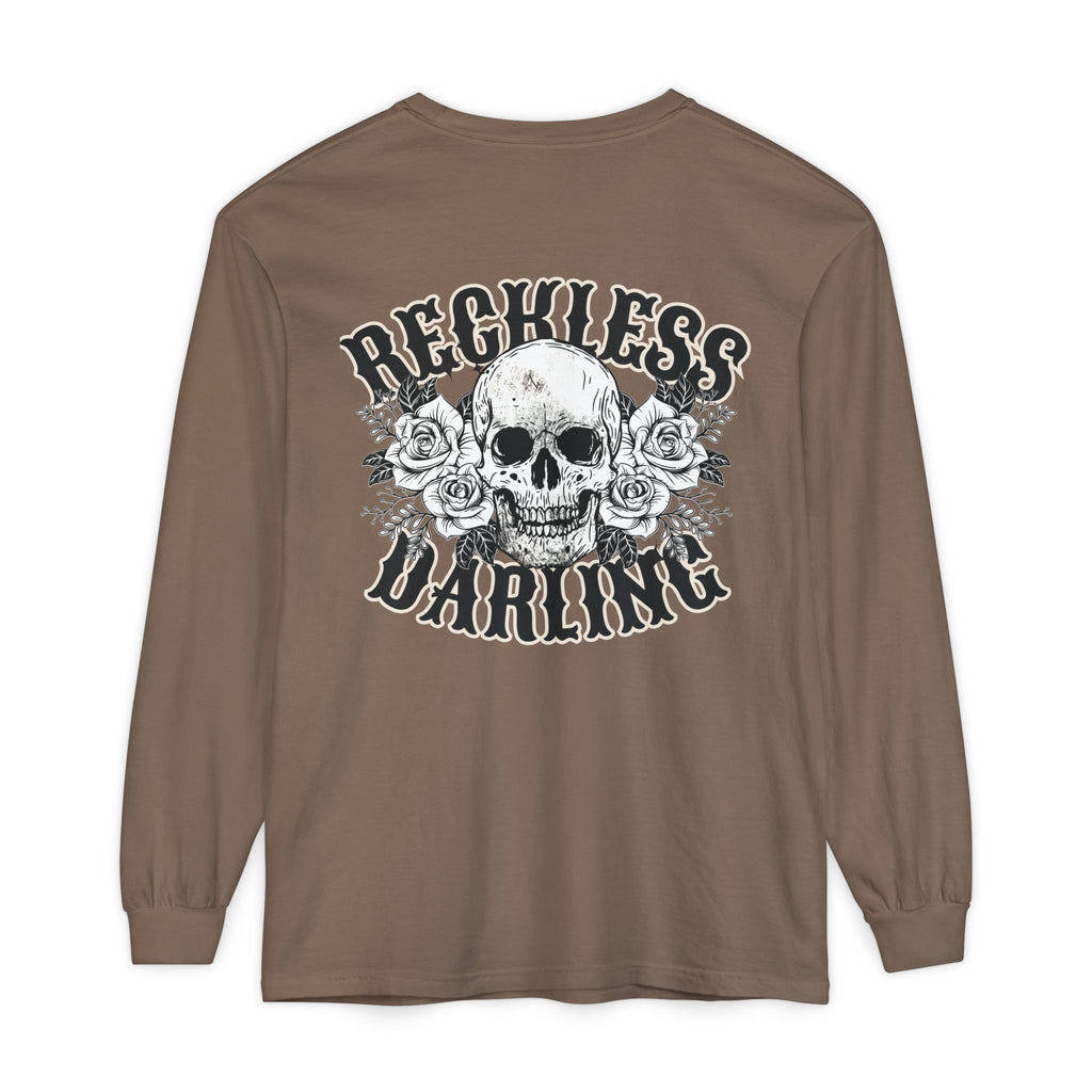 Reckless Darling Skull Long Sleeve Tee