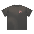 Reckless Darling Signature Hand-Frayed Sunfade Paint Splatter T-Shirt