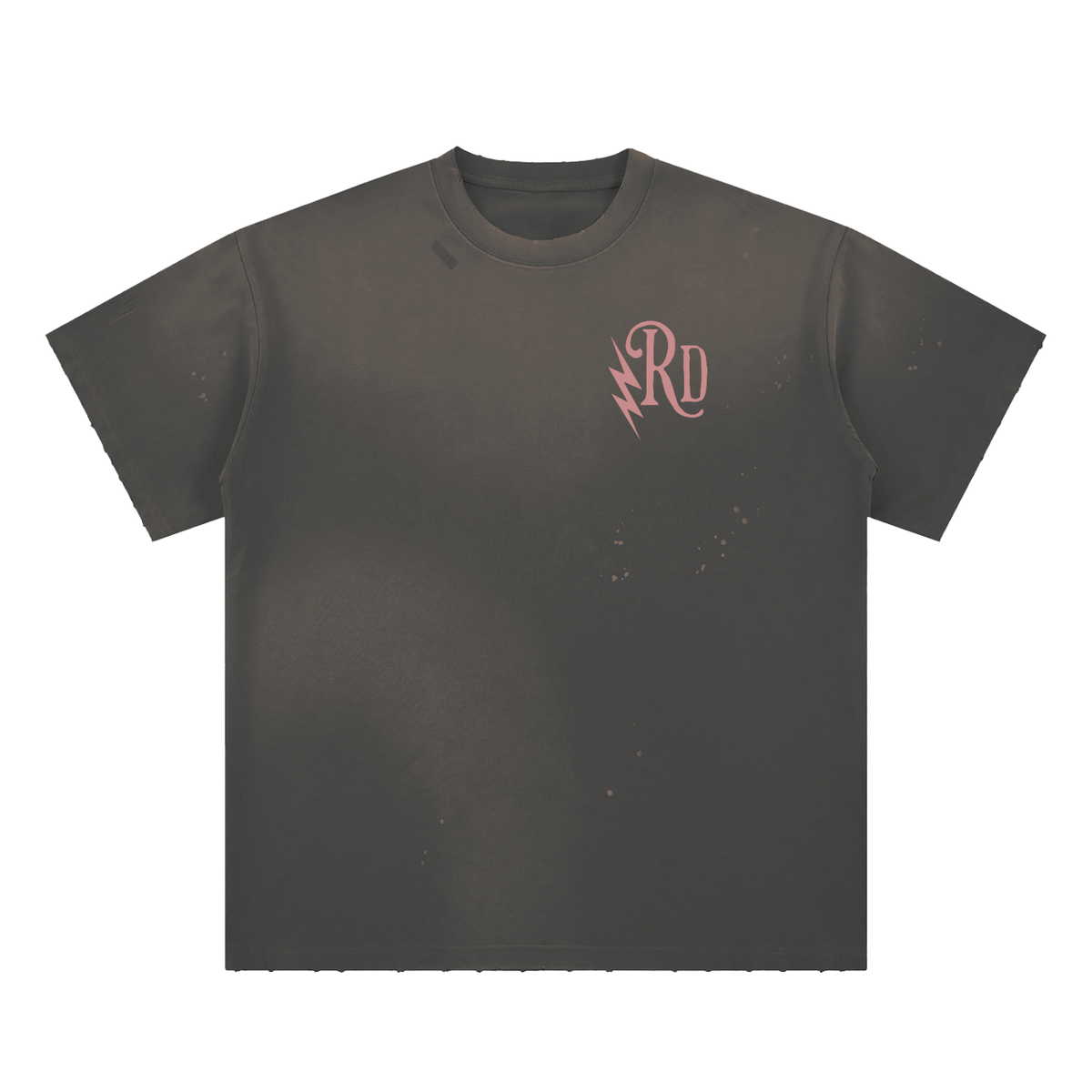 Reckless Darling Signature Hand-Frayed Sunfade Paint Splatter T-Shirt