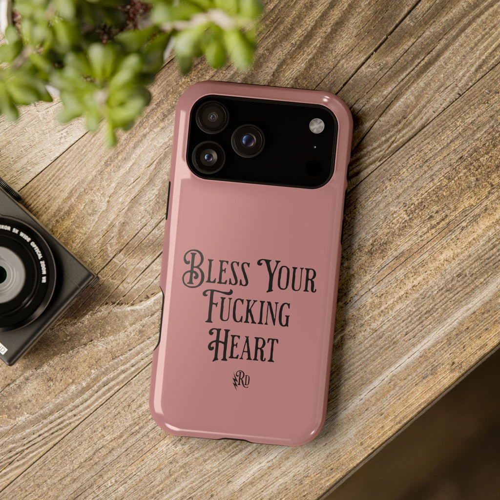 Phone Case — "Bless Your F*cking Heart" Magnetic Impact-Resistant Protective Cover