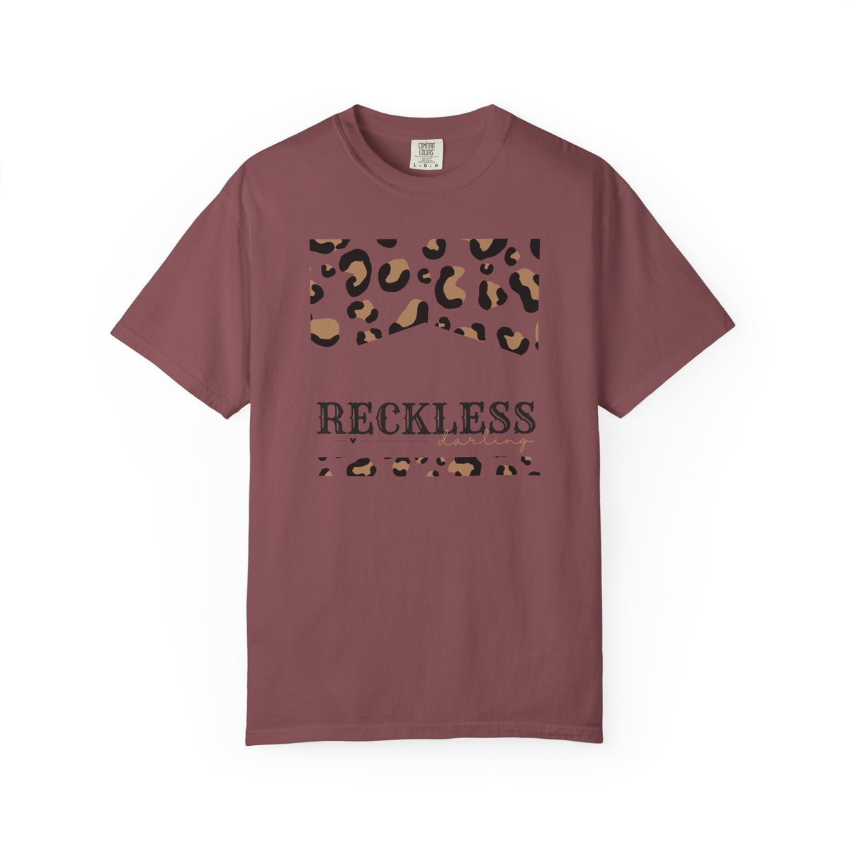 Reckless Darling Leopard Print T-Shirt