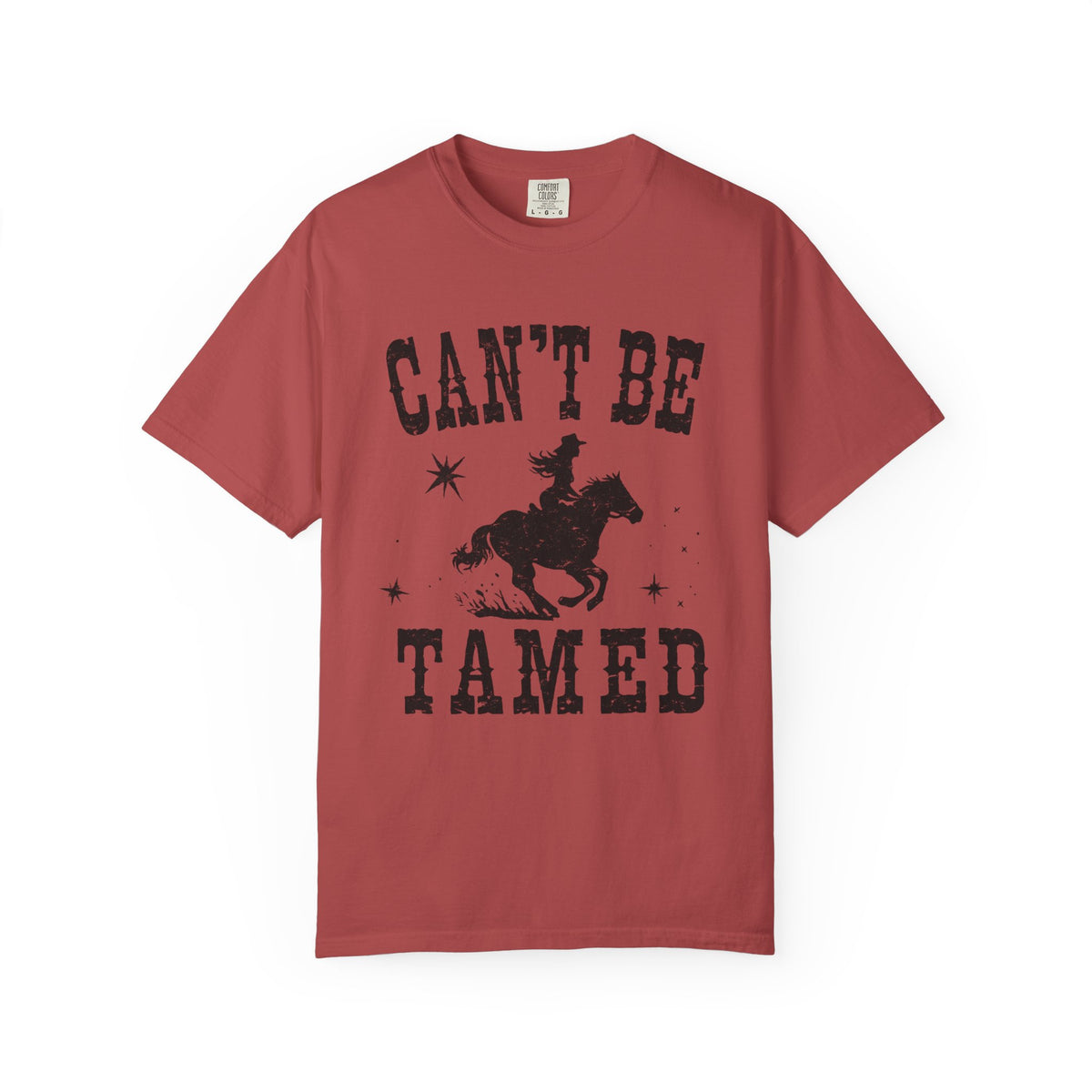 Can’t Be Tamed Western T-Shirt — Cowboy Horse Graphic Tee
