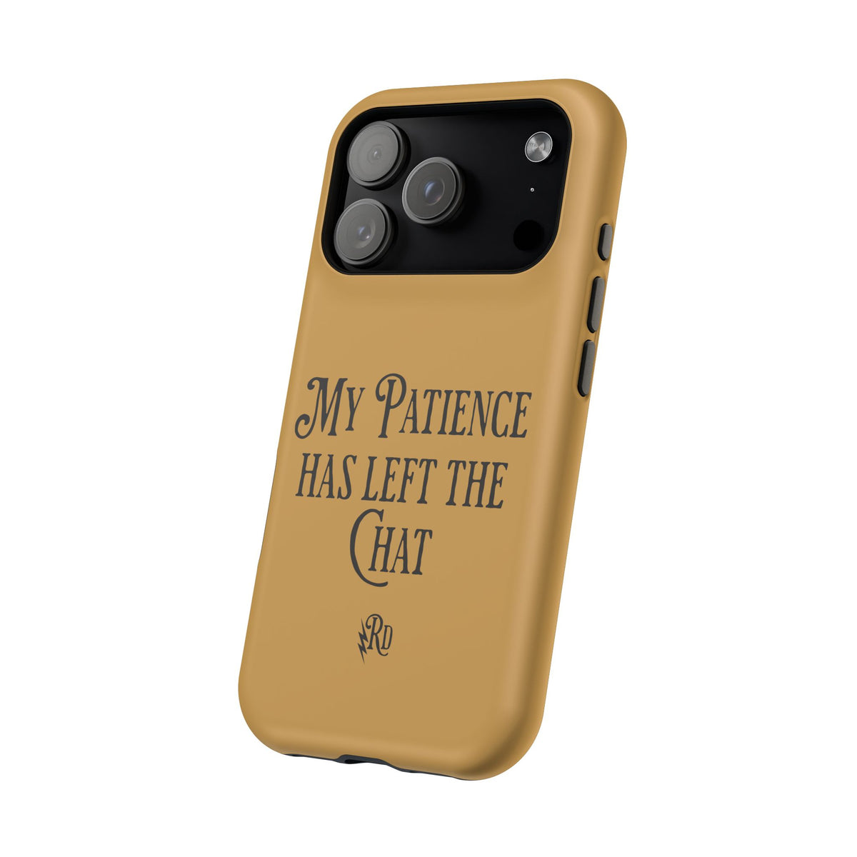 Phone Case — "My Patience Has Left the Chat" Impact-Resistant Magnetic Case