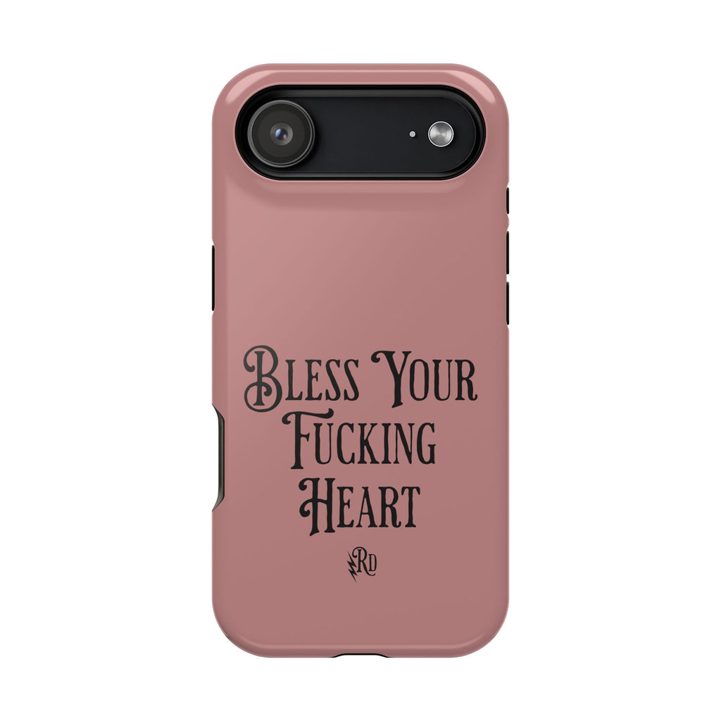 Phone Case — "Bless Your F*cking Heart" Magnetic Impact-Resistant Protective Cover
