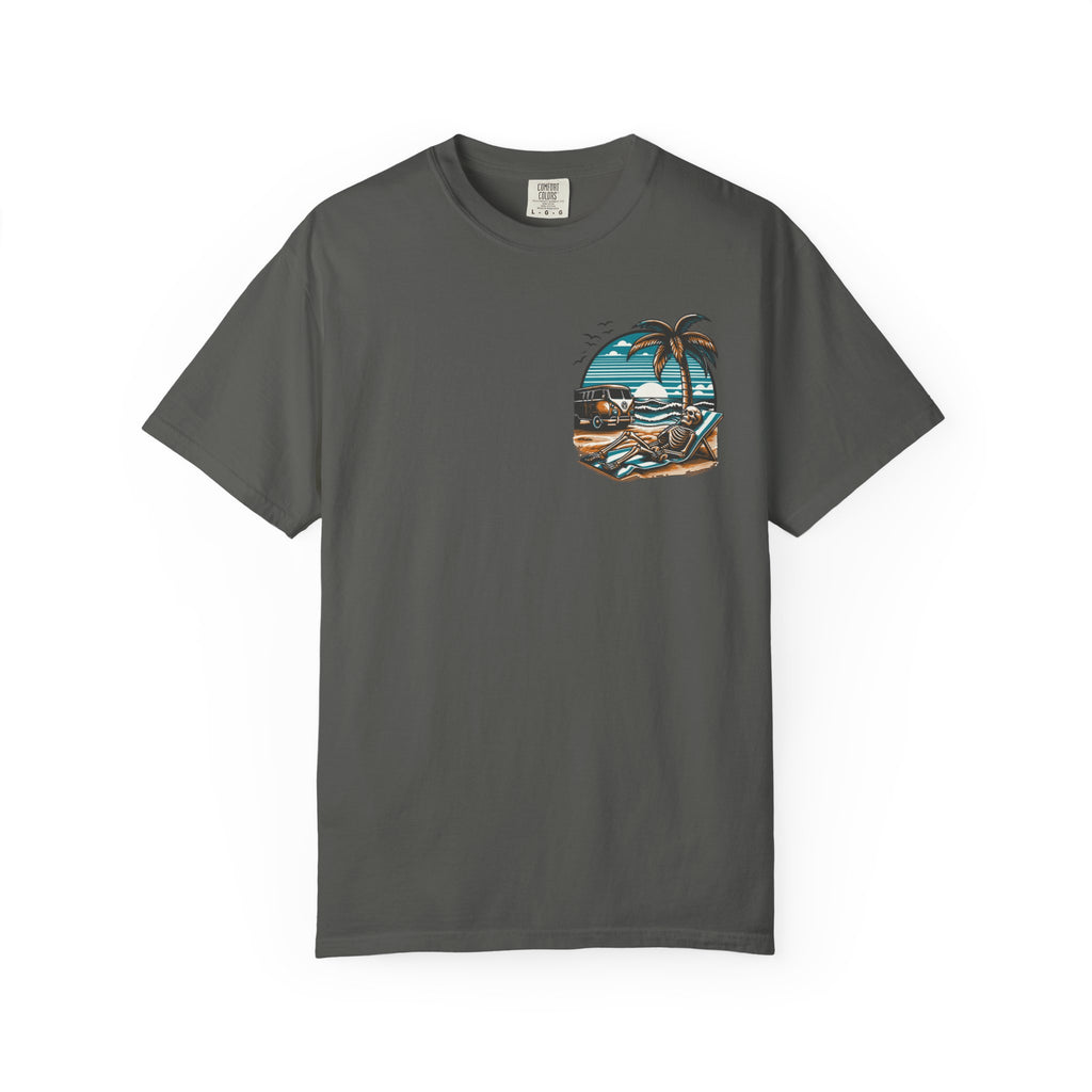 Graphic T-Shirt — "Reckless Darling: Tan Lines, Thick Thighs & Bad Decisions" Beach Van Design