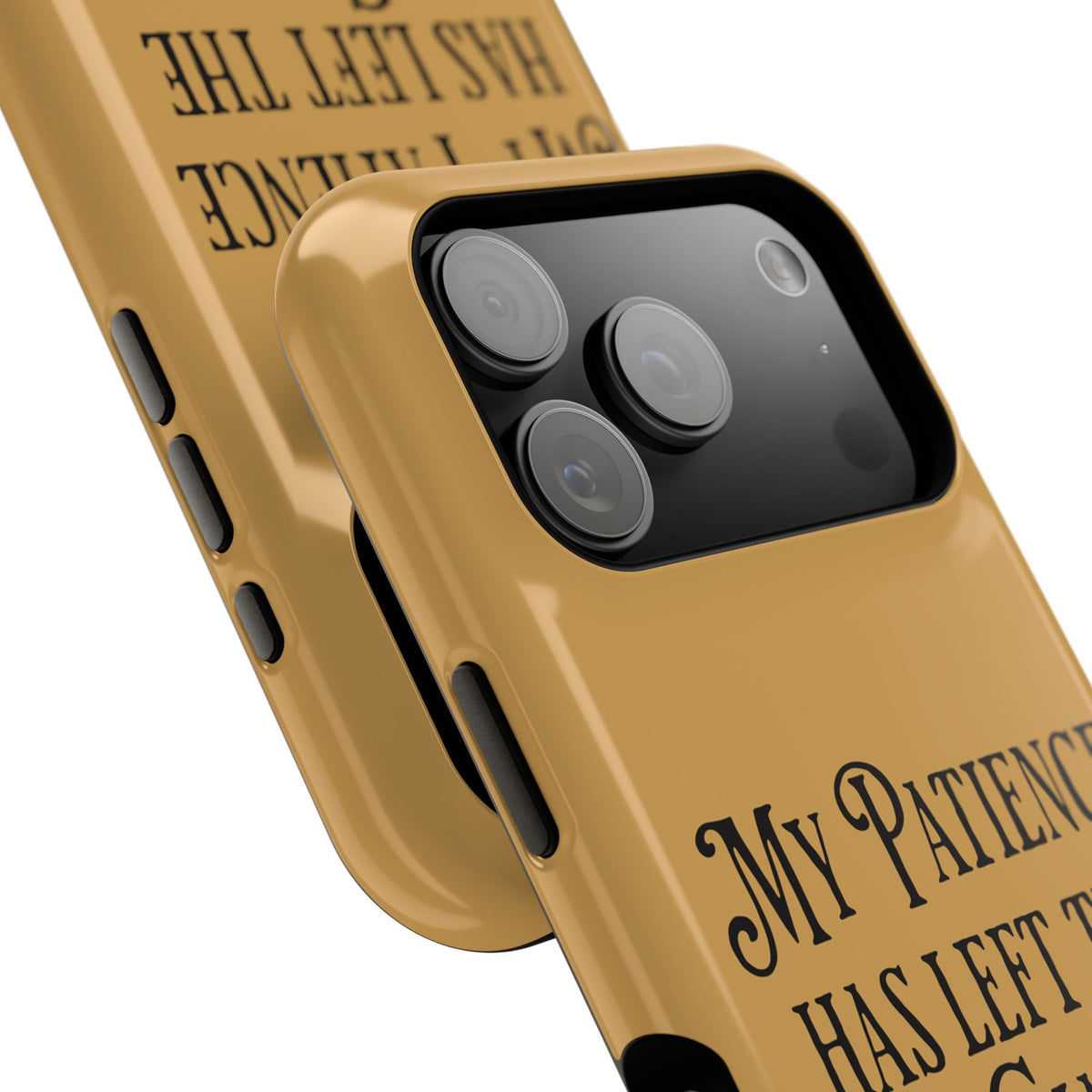 Phone Case — "My Patience Has Left the Chat" Impact-Resistant Magnetic Case