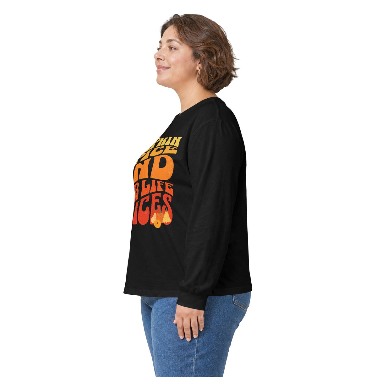 Pumpkin Spice and Poor Life Choices Thanksgiving Long Sleeve Tee