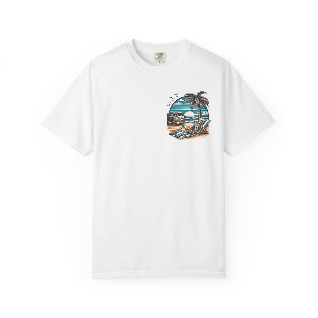Graphic T-Shirt — "Reckless Darling: Tan Lines, Thick Thighs & Bad Decisions" Beach Van Design