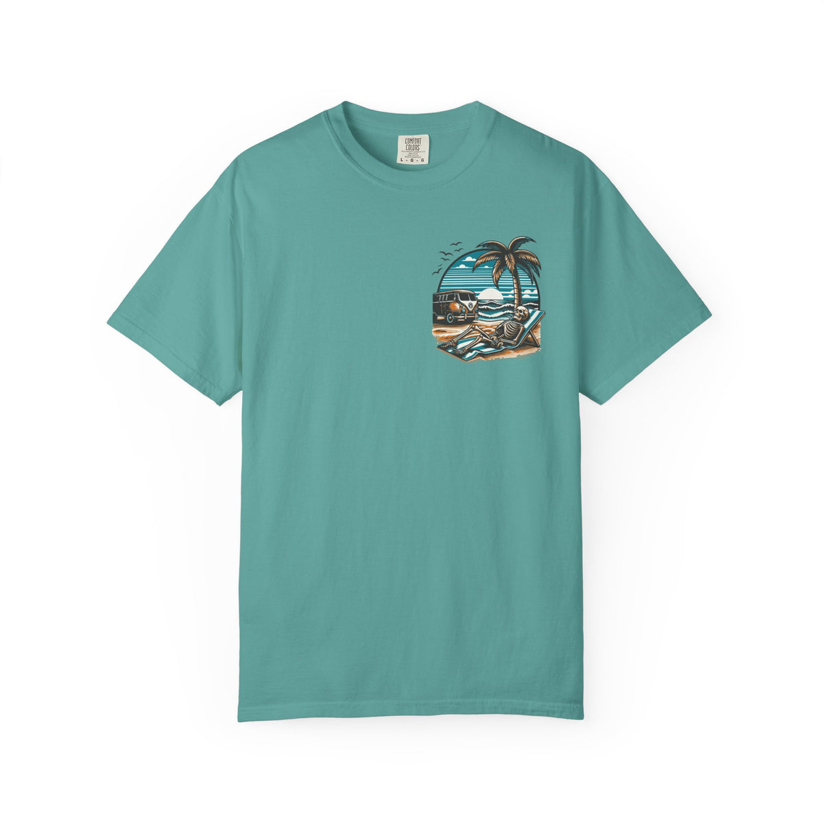 Graphic T-Shirt — "Reckless Darling: Tan Lines, Thick Thighs & Bad Decisions" Beach Van Design