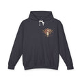 Pretty But Feral Bull Skull Hoodie — Floral Western Graphic Hoodie