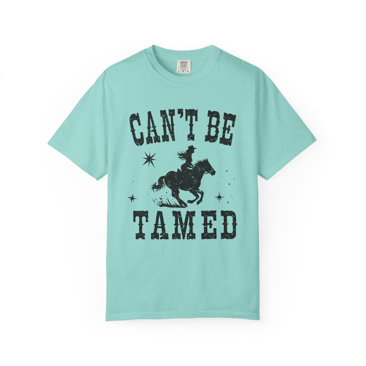 Can’t Be Tamed Western T-Shirt — Cowboy Horse Graphic Tee