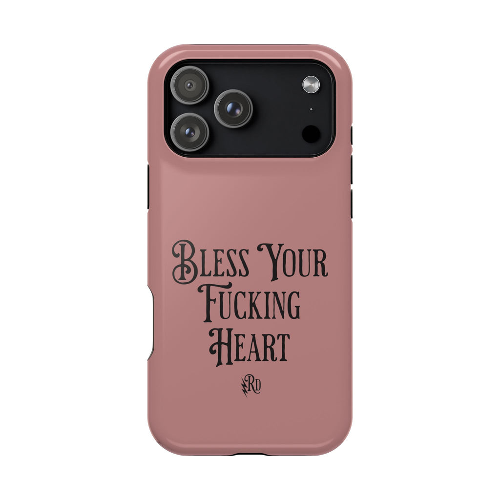 Phone Case — "Bless Your F*cking Heart" Magnetic Impact-Resistant Protective Cover