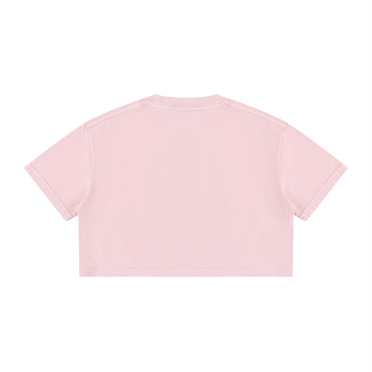 Tattoo's are Trashy Women's Mineral Wash Cotton Crop T-Shirt