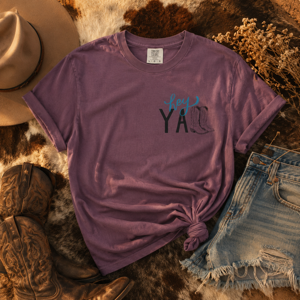 Hey Ya Cowboy Boots T‑Shirt