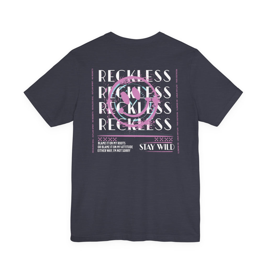 Reckless Graphic Tee — 'Stay Wild' Retro Skate-Inspired T-Shirt