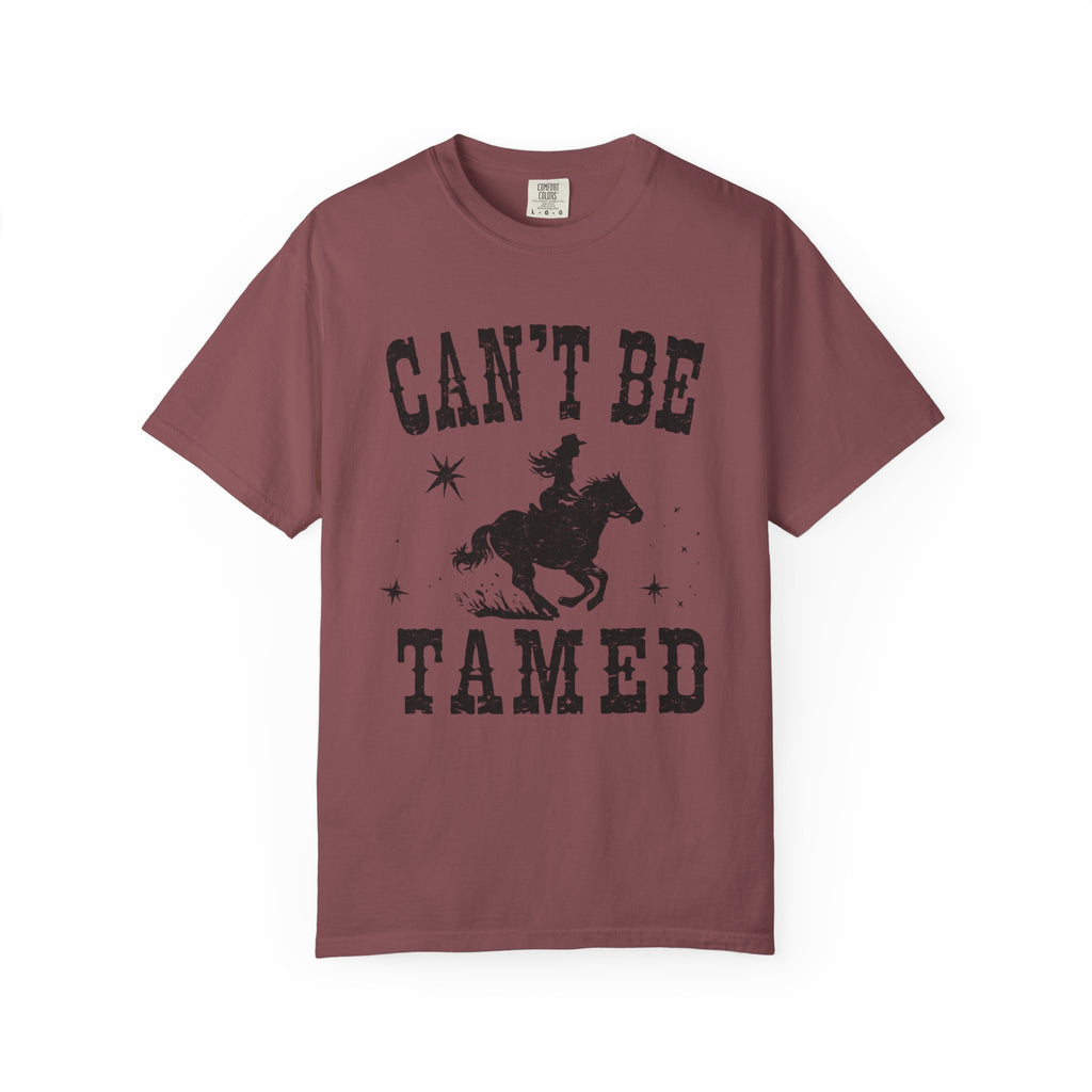 Can’t Be Tamed Western T-Shirt — Cowboy Horse Graphic Tee