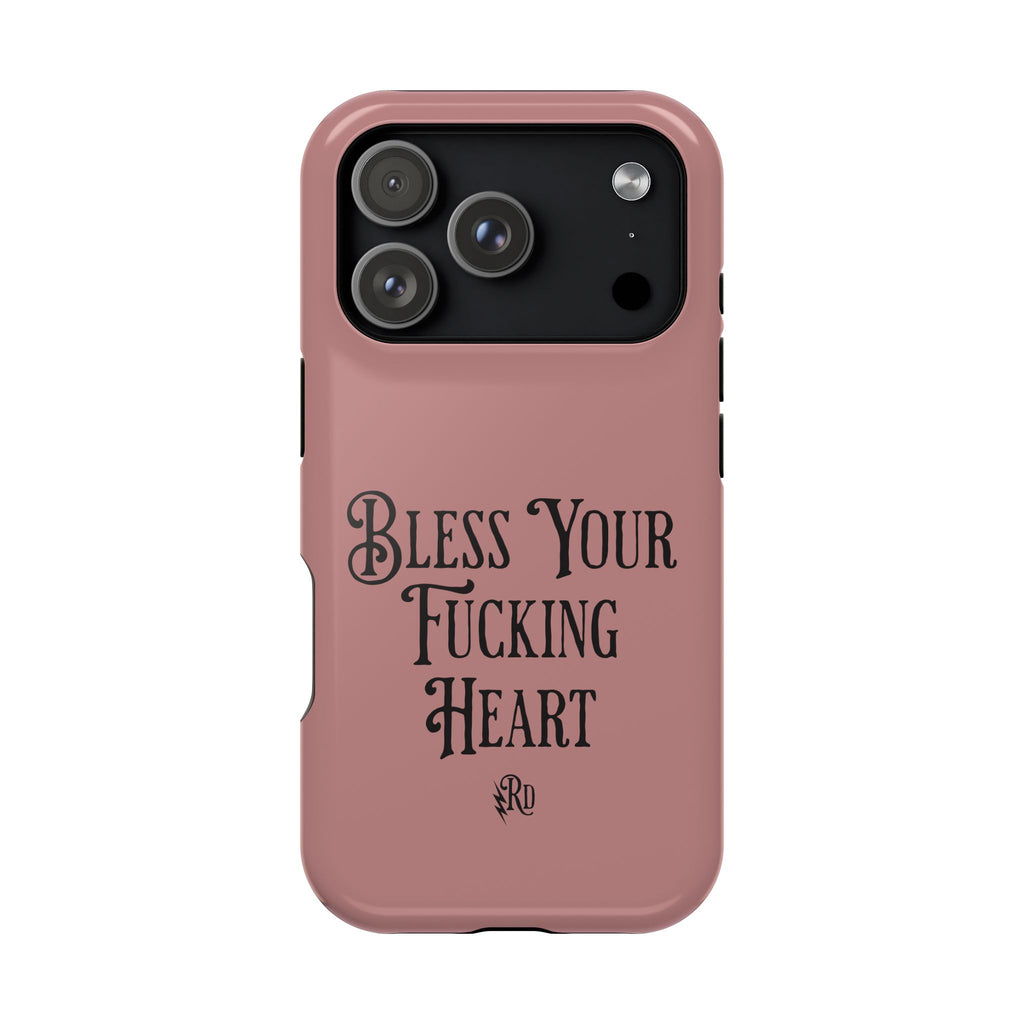 Phone Case — "Bless Your F*cking Heart" Magnetic Impact-Resistant Protective Cover