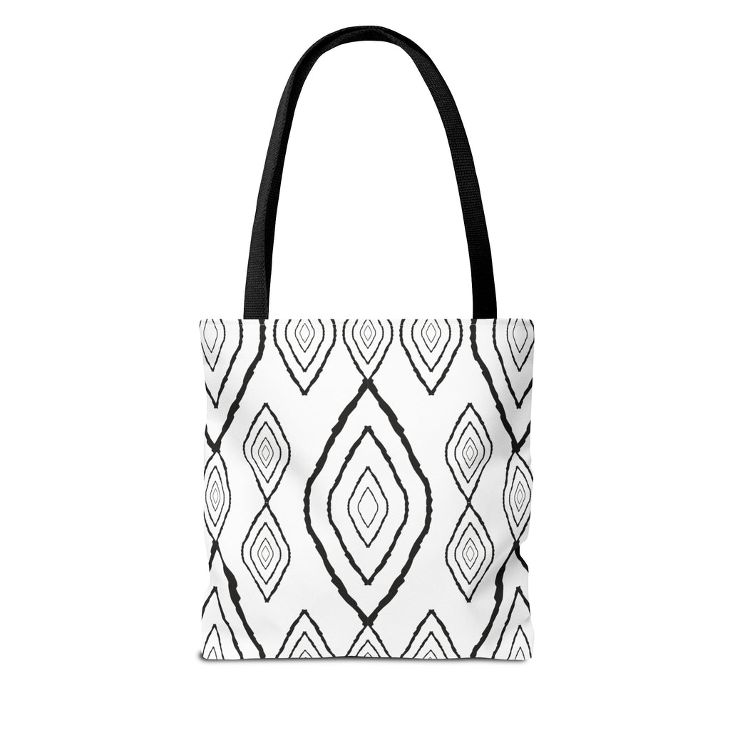 Stay Reckless Patterned Tote Bag – Bold Graphic AOP Beach & Everyday Shopper