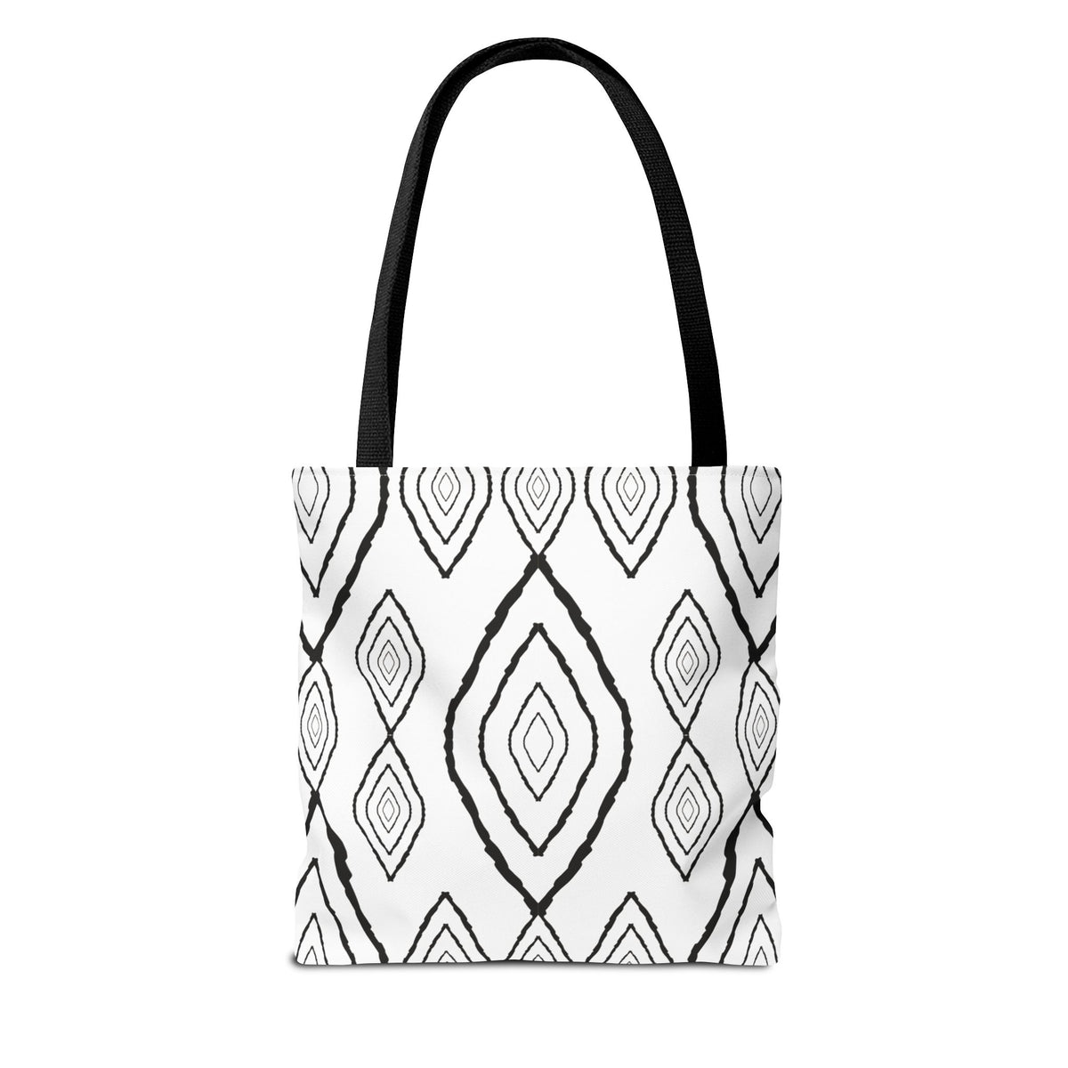 Stay Reckless Patterned Tote Bag – Bold Graphic AOP Beach & Everyday Shopper