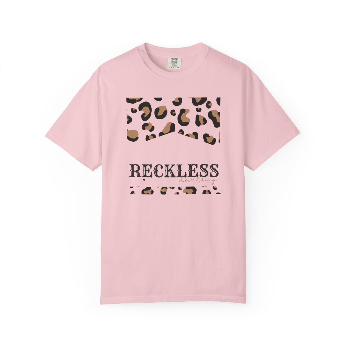 Reckless Darling Leopard Print T-Shirt