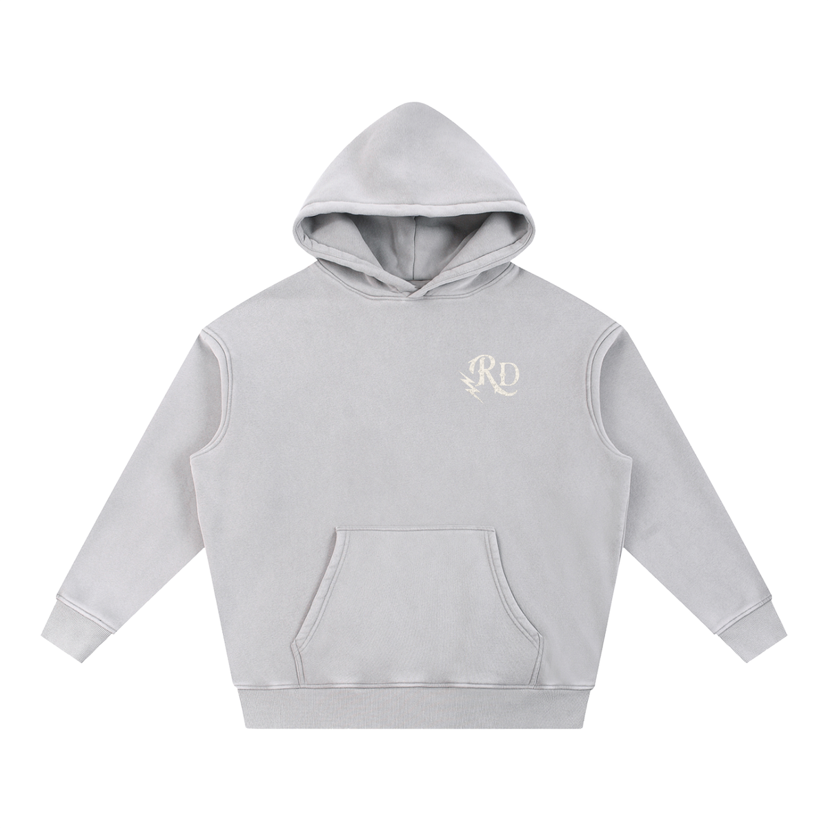 Sweetheart of the Underworld Snow Wash Fleece Oversize Hoodie