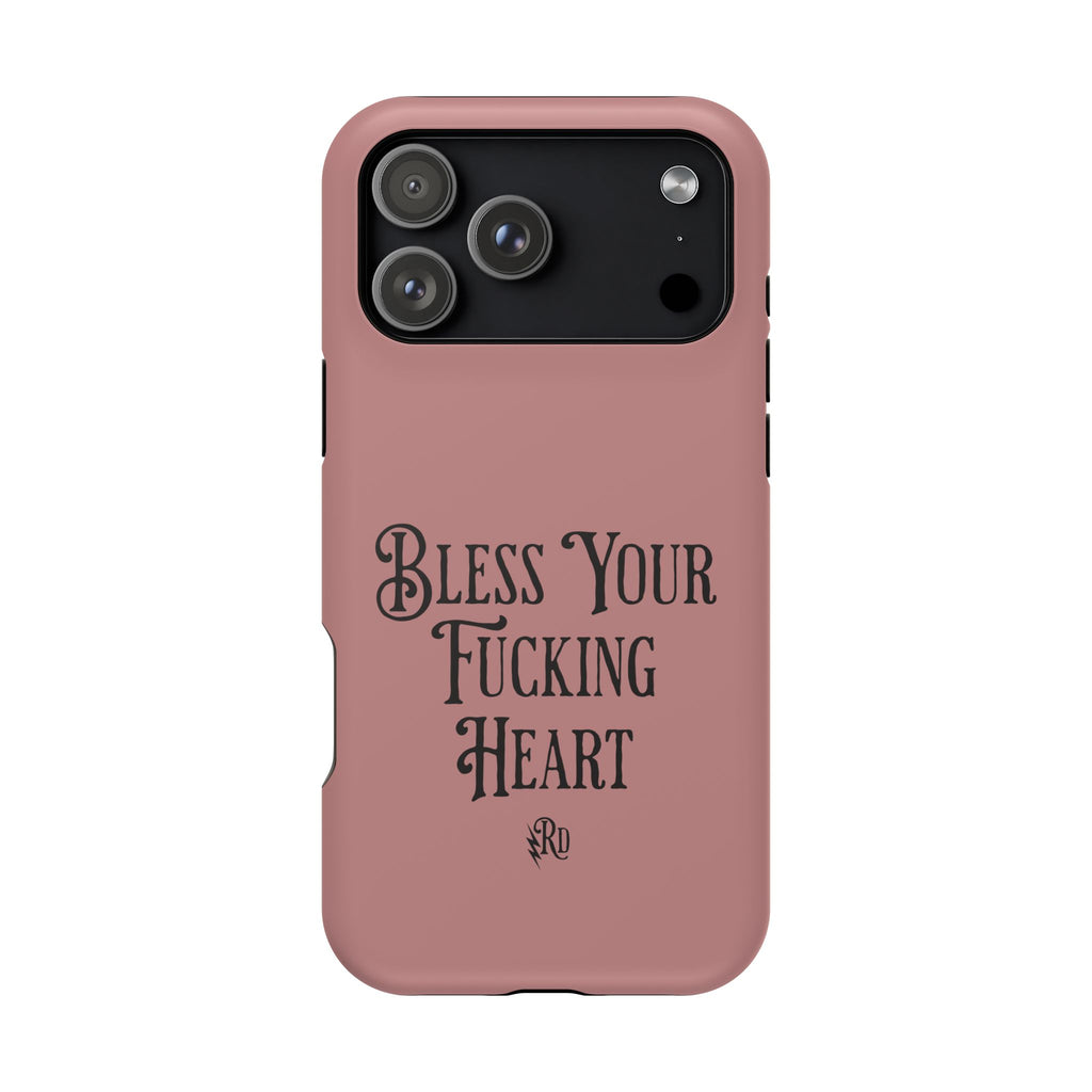 Phone Case — "Bless Your F*cking Heart" Magnetic Impact-Resistant Protective Cover