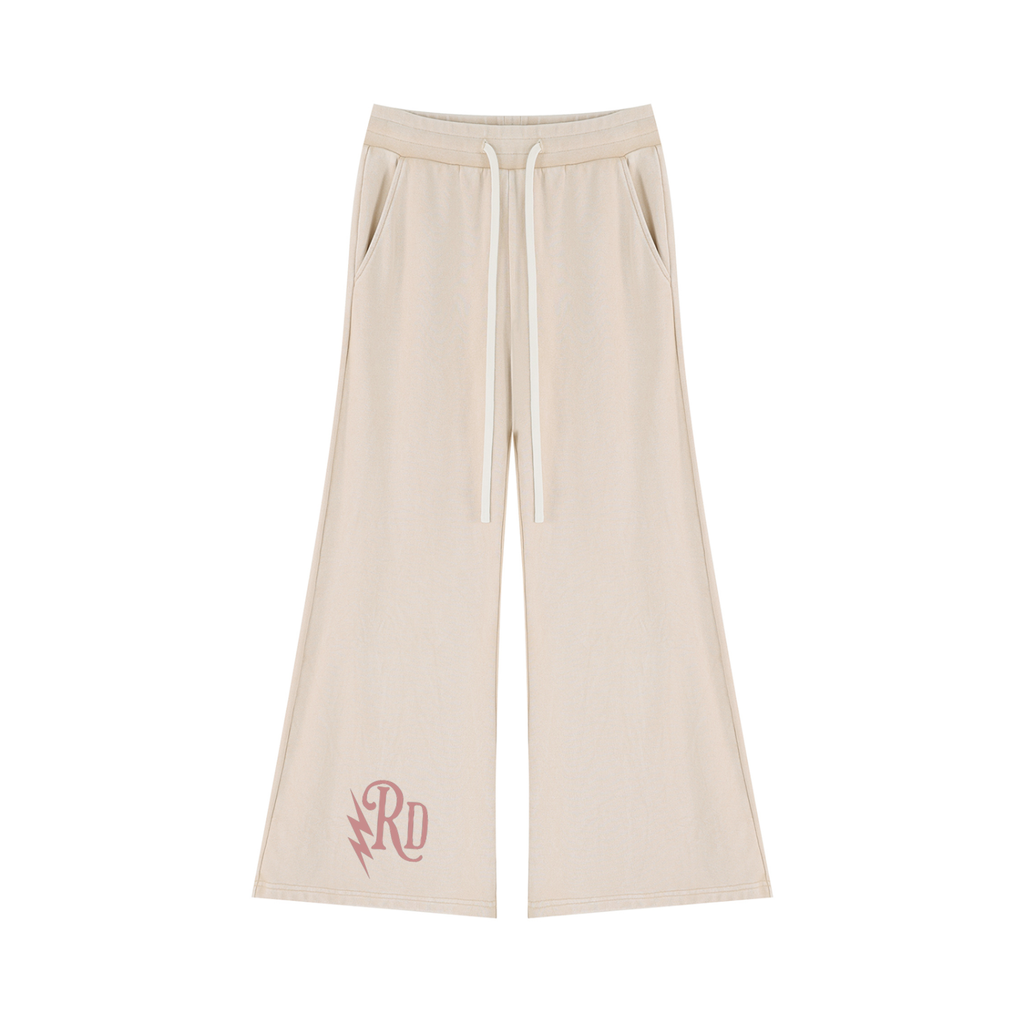 Reckless Darling Signature Mineral Wash Flared Leg Sweatpants