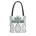 Stay Reckless Patterned Tote Bag – Bold Graphic AOP Beach & Everyday Shopper