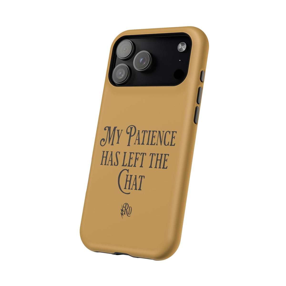 Phone Case — "My Patience Has Left the Chat" Impact-Resistant Magnetic Case
