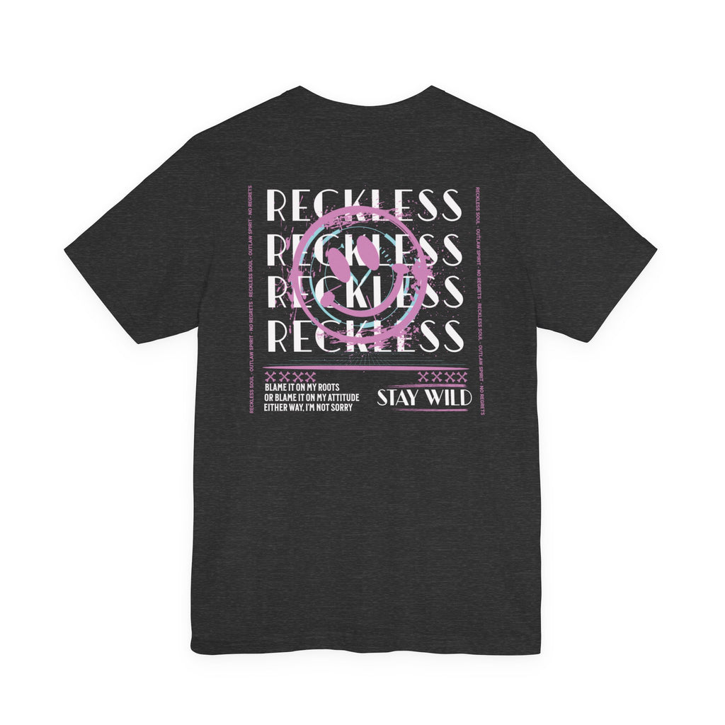 Reckless Graphic Tee — 'Stay Wild' Retro Skate-Inspired T-Shirt