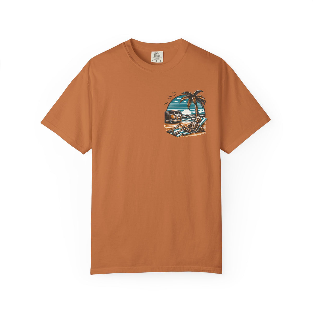 Graphic T-Shirt — "Reckless Darling: Tan Lines, Thick Thighs & Bad Decisions" Beach Van Design