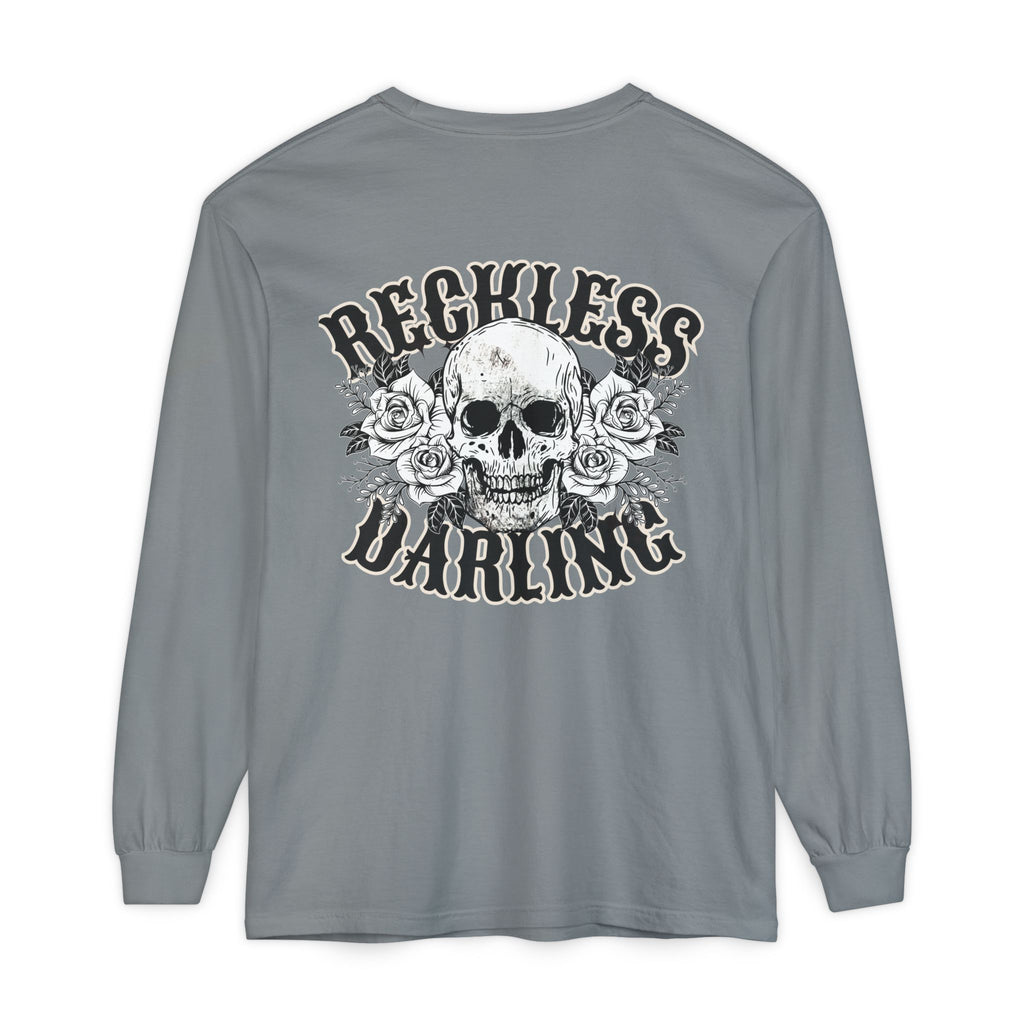 Reckless Darling Skull Long Sleeve Tee