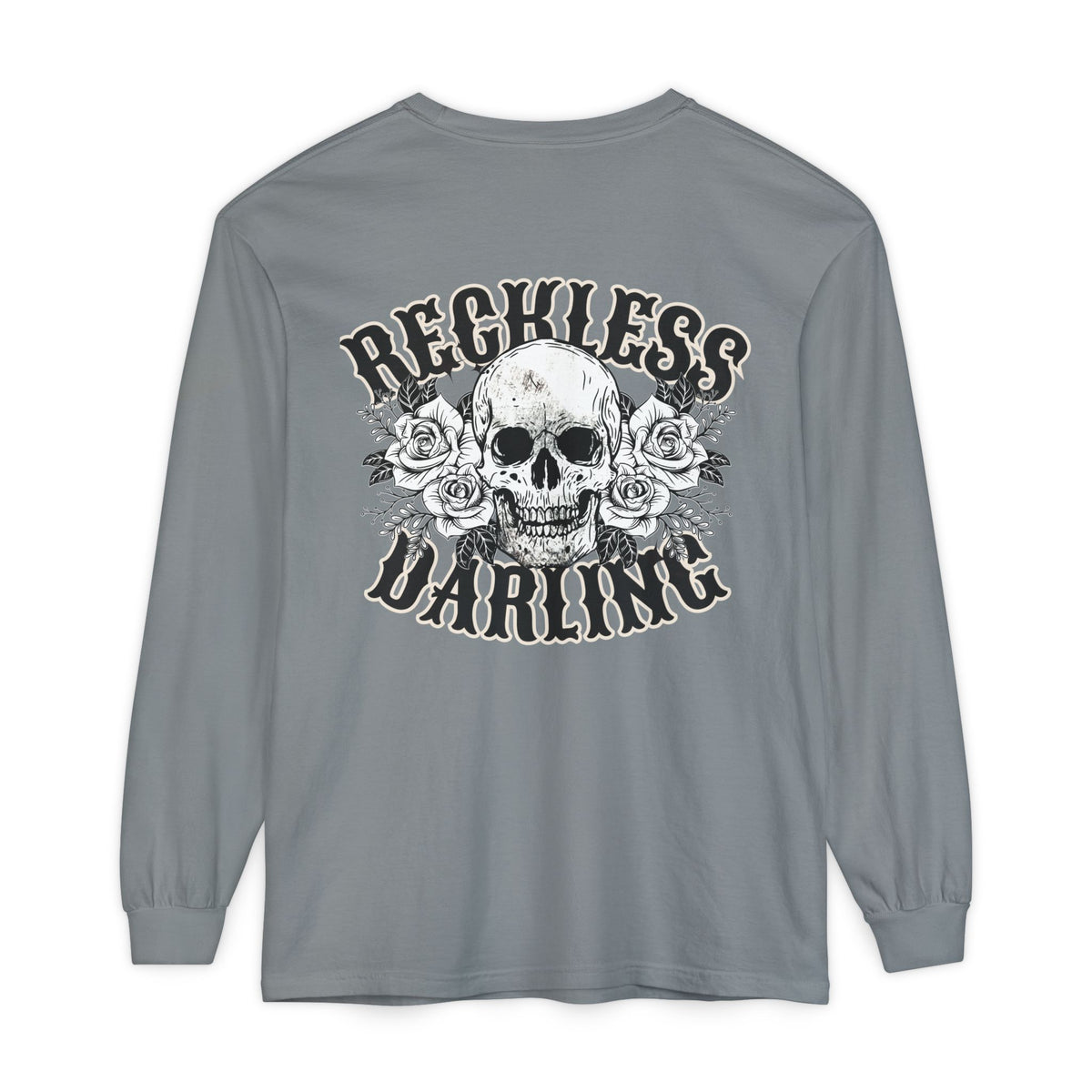 Reckless Darling Skull Long Sleeve Tee