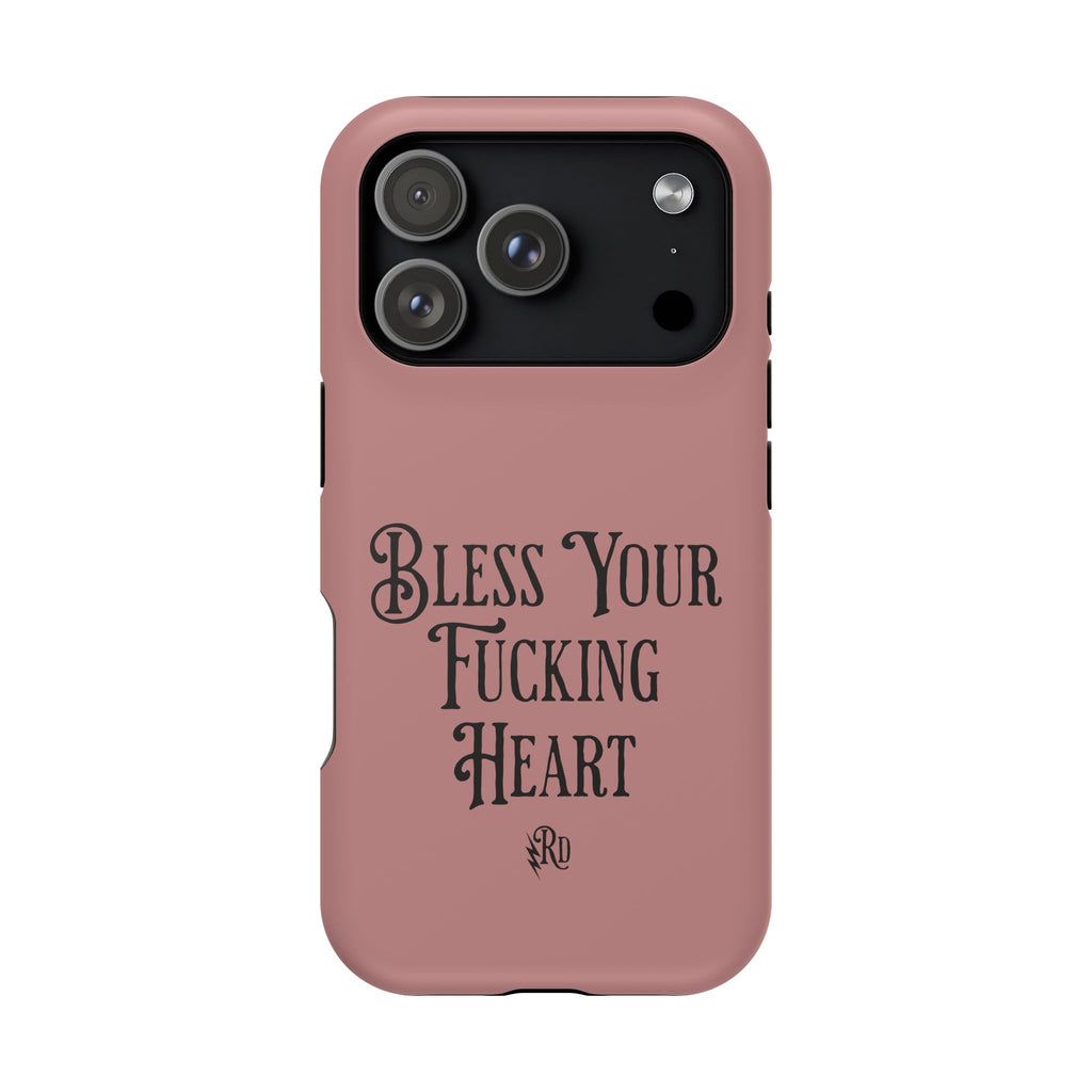 Phone Case — "Bless Your F*cking Heart" Magnetic Impact-Resistant Protective Cover