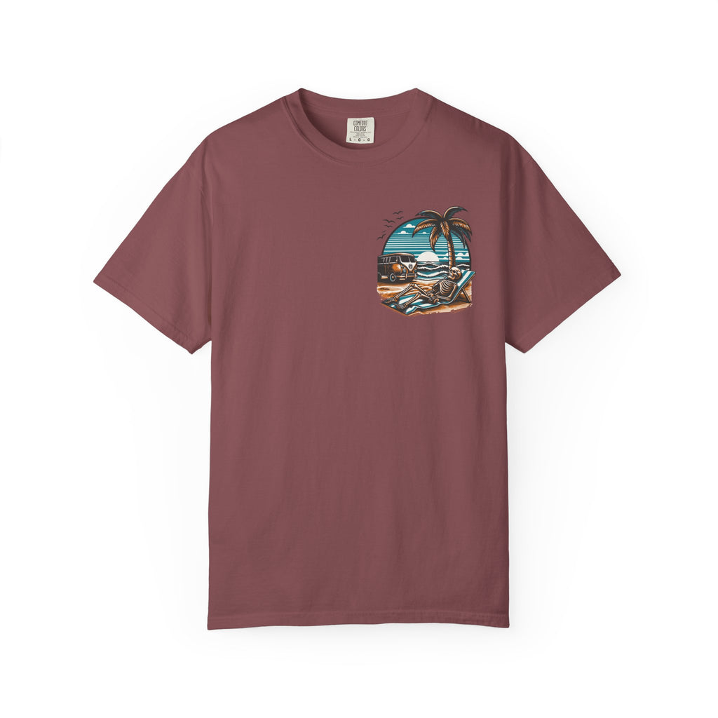 Graphic T-Shirt — "Reckless Darling: Tan Lines, Thick Thighs & Bad Decisions" Beach Van Design