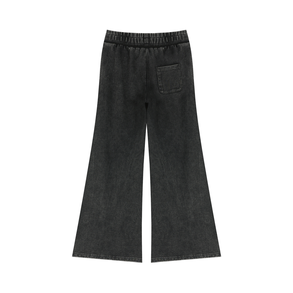Reckless Darling Signature Mineral Wash Flared Leg Sweatpants