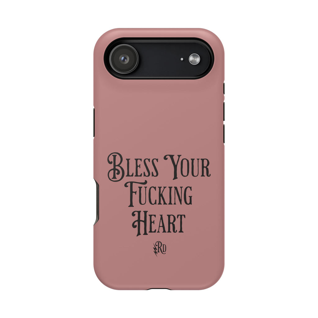 Phone Case — "Bless Your F*cking Heart" Magnetic Impact-Resistant Protective Cover