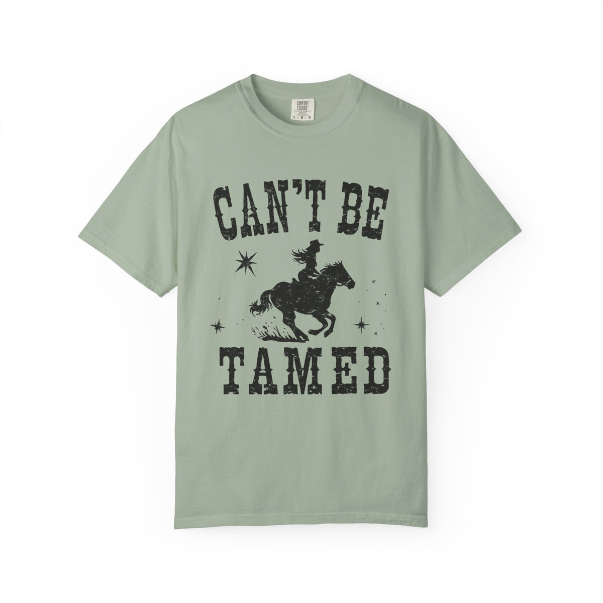 Can’t Be Tamed Western T-Shirt — Cowboy Horse Graphic Tee