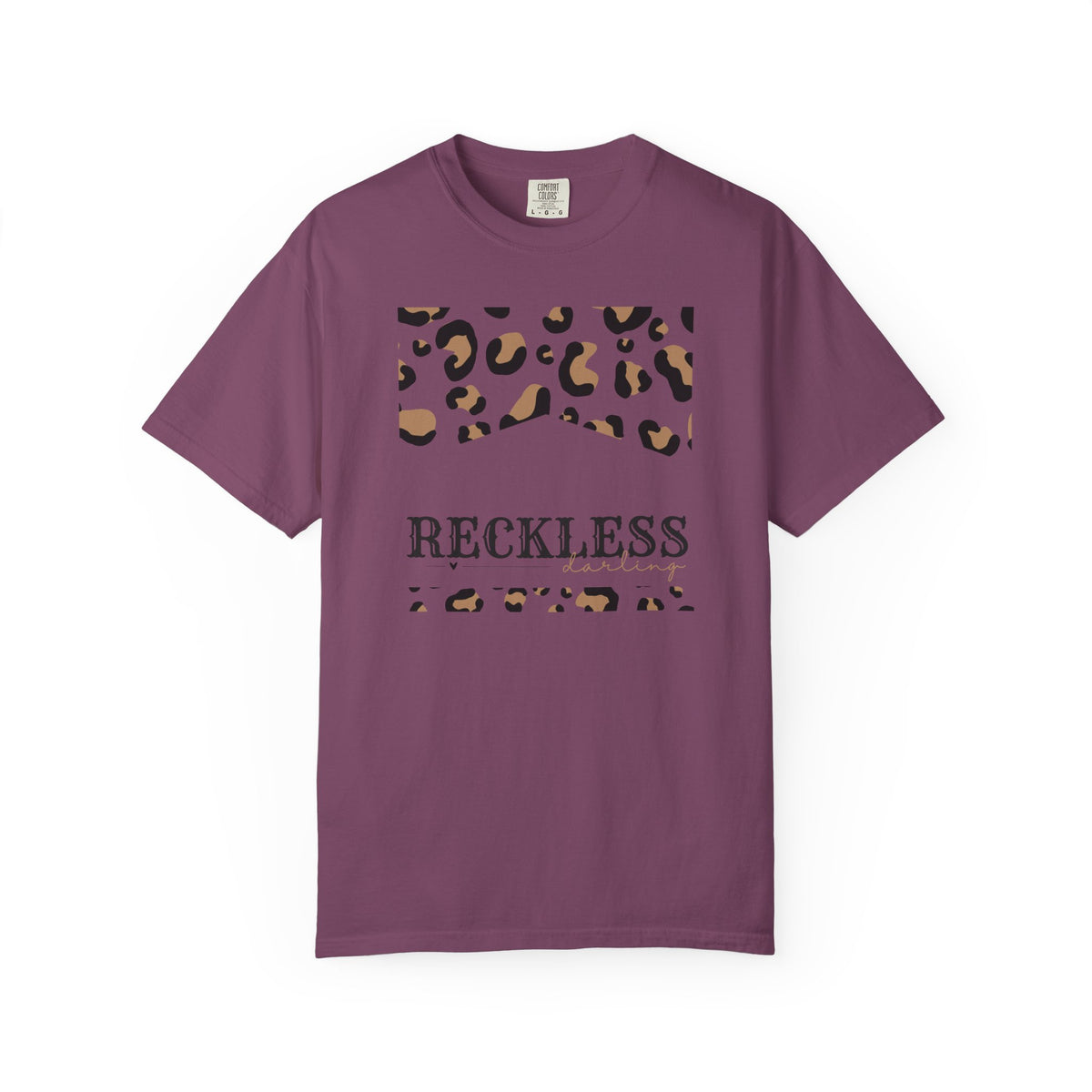 Reckless Darling Leopard Print T-Shirt