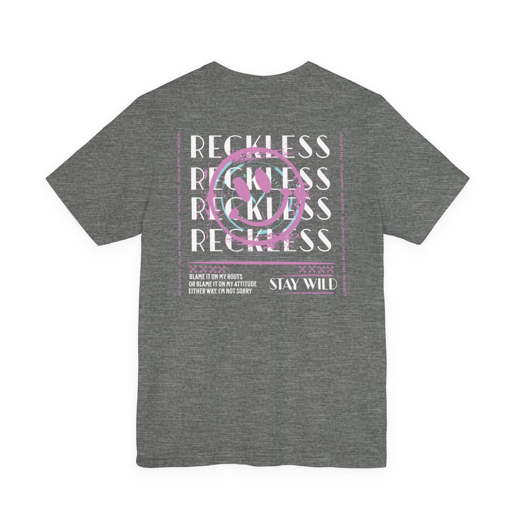 Reckless Graphic Tee — 'Stay Wild' Retro Skate-Inspired T-Shirt