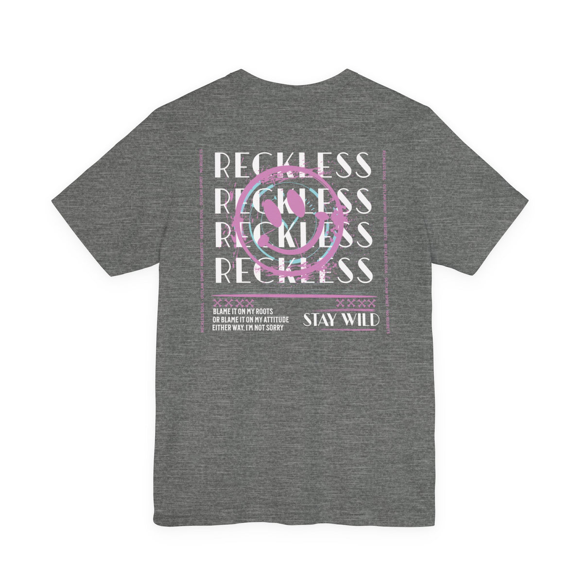 Reckless Graphic Tee — 'Stay Wild' Retro Skate-Inspired T-Shirt