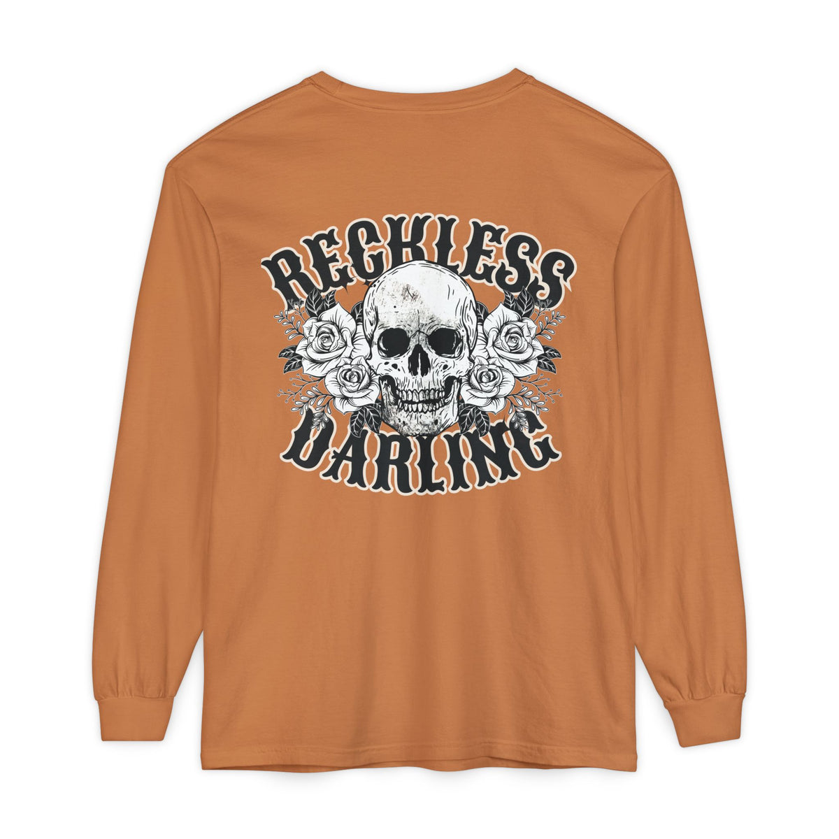 Reckless Darling Skull Long Sleeve Tee