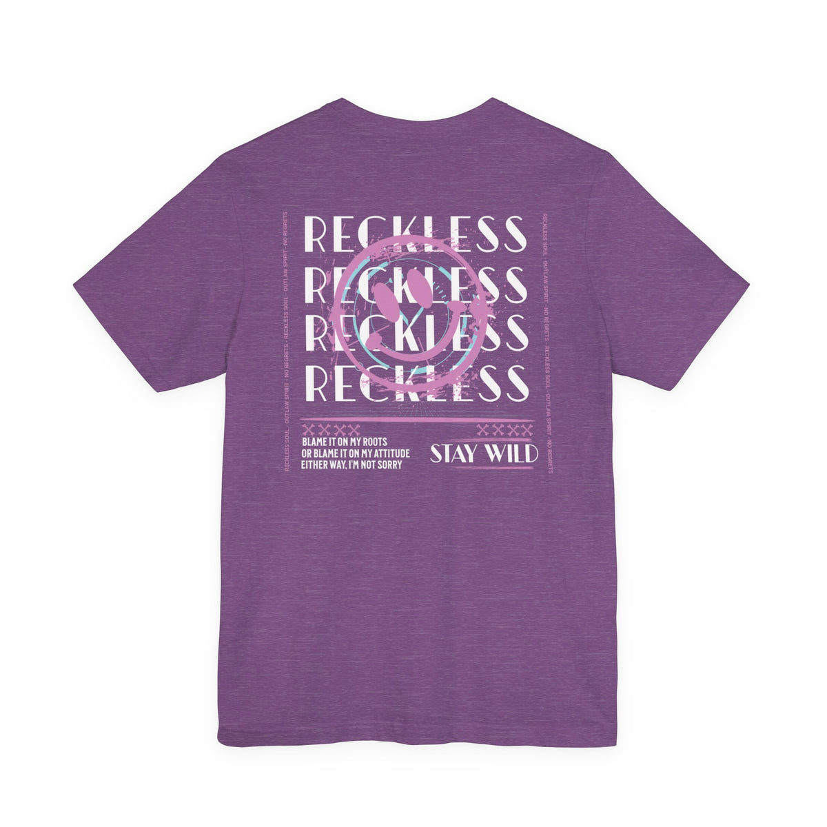 Reckless Graphic Tee — 'Stay Wild' Retro Skate-Inspired T-Shirt