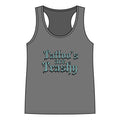 Tattoo's are Trashy Racerback Tank - Women's Gothic Script Tattoo Pride Tank Top