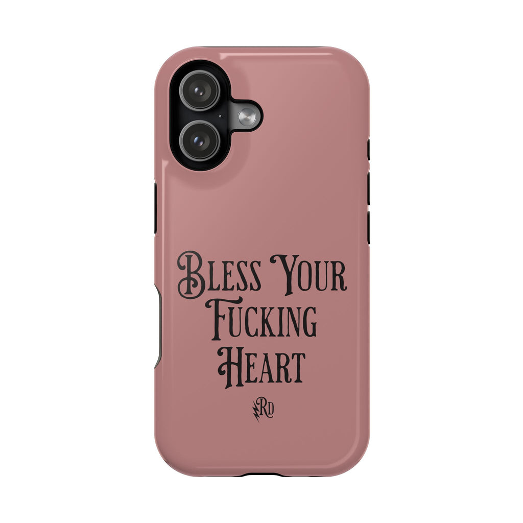 Phone Case — "Bless Your F*cking Heart" Magnetic Impact-Resistant Protective Cover