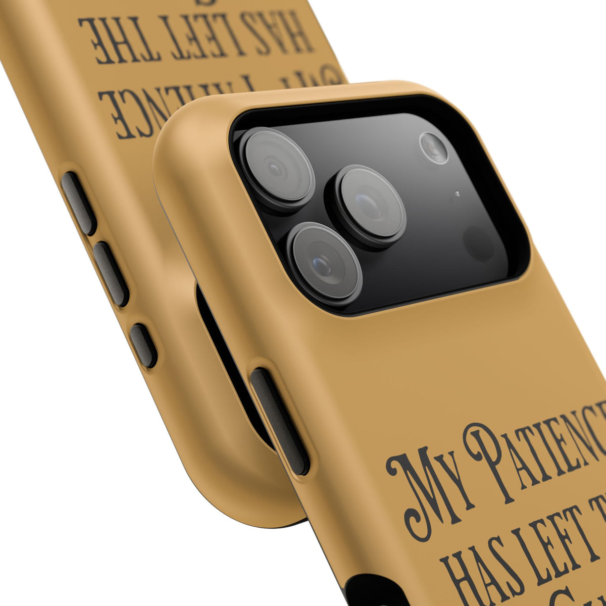 Phone Case — "My Patience Has Left the Chat" Impact-Resistant Magnetic Case